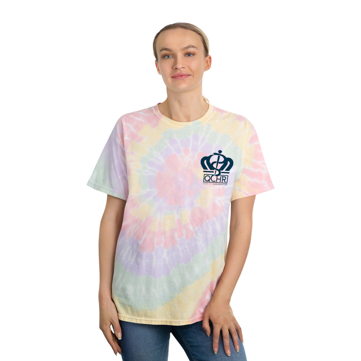 Bitches For Bupe Tie-Dye Tee, Spiral